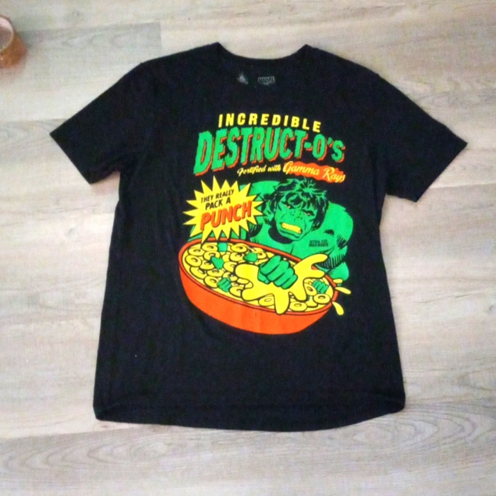 RARE Marvel Men's Destructos Punch T shirt